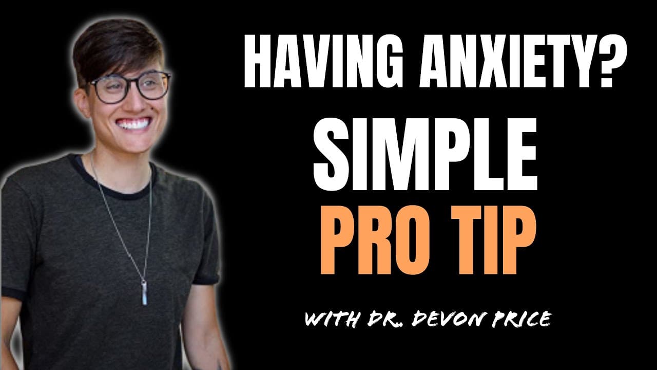 The easiest thing you can do to relieve anxiety